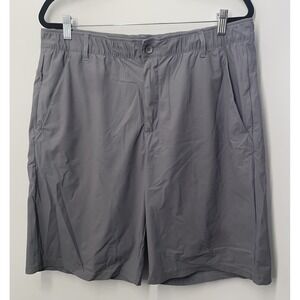 Outdoor Sports Men's Stretch Shorts Size 36 Gray Athletic Casual 9" Inseam